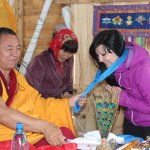 Празднование Дня Рождения Его Святейшества Далай Ламы XIV Тензина Гьяцо.  6 июля 2013 года.